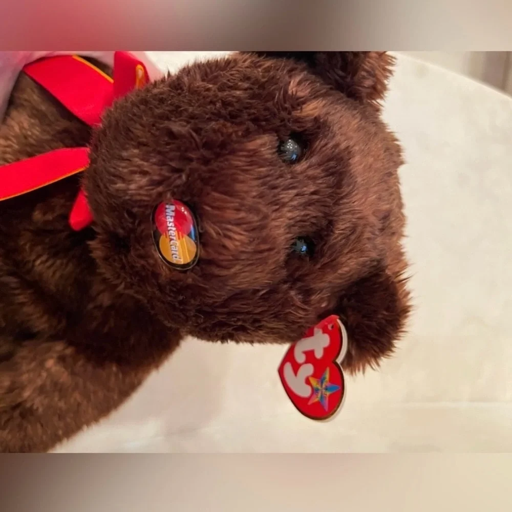 TY Beanie Buddy and Baby - MC MASTERCARD Bear (Credit Card
Exclusive) NWT - Picture 6 of 15